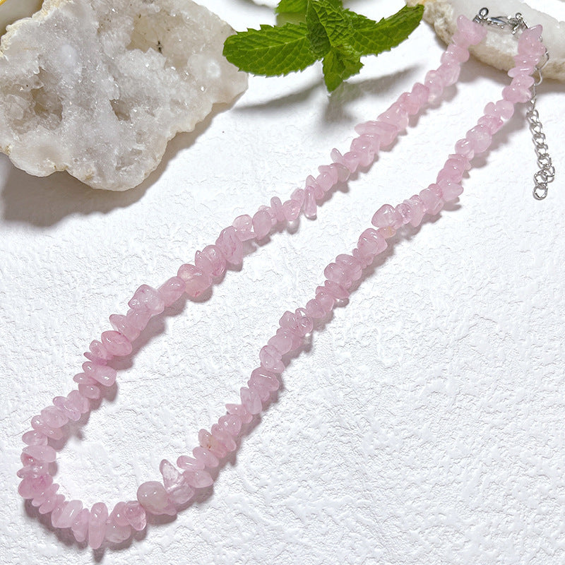 Gravel Style Neck Chain Bohemian Agate Necklaces