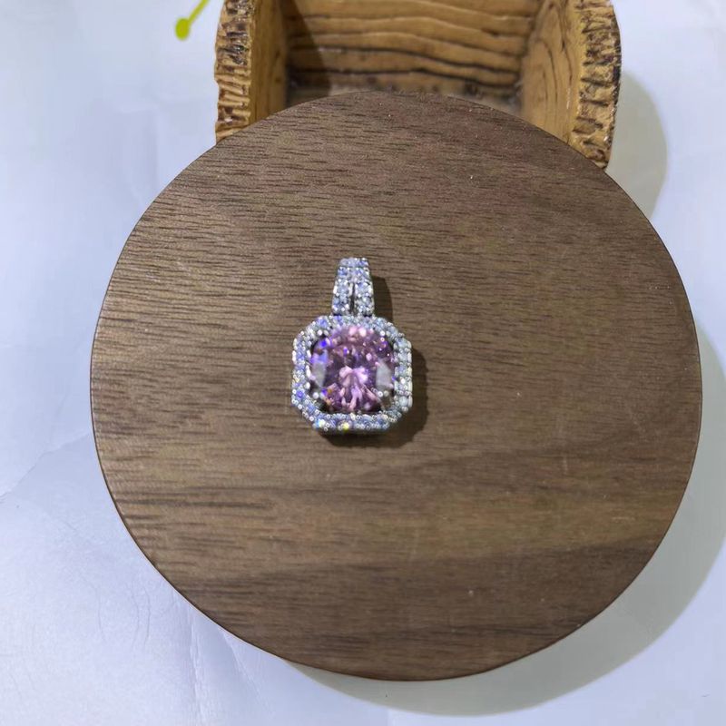 Square Bag Clavicle Chain Female Copper Pendants