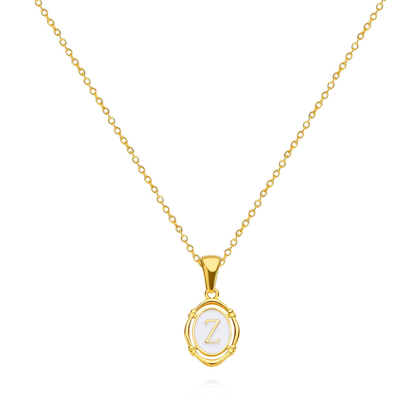 Gold English Letter Female Simple Fashion Send Necklaces
