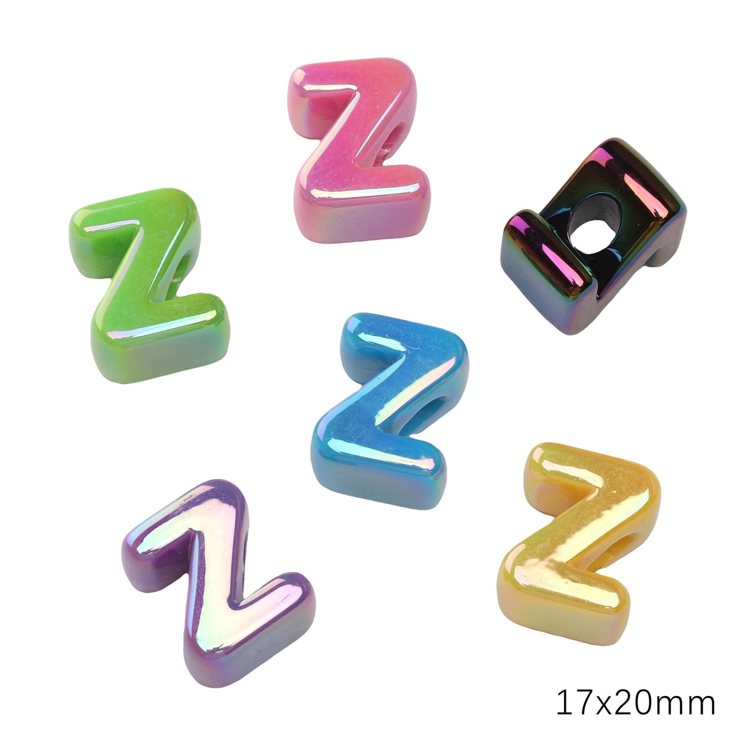 Acrylic Large Hole Bead Number Beads Of Jewelry Accessories