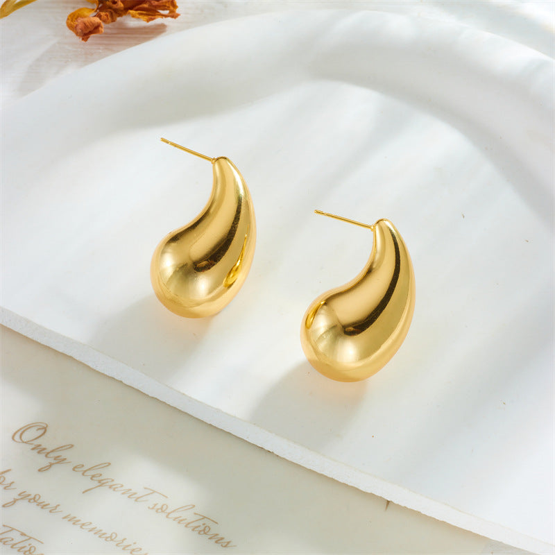 Fashion Minimalist Design Irregular Geometric Water Earrings