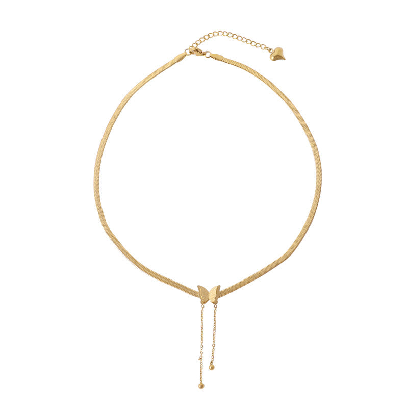 Tassel Clavicle Chain Ornament Accessories Stylish Simple Versatile Pendants