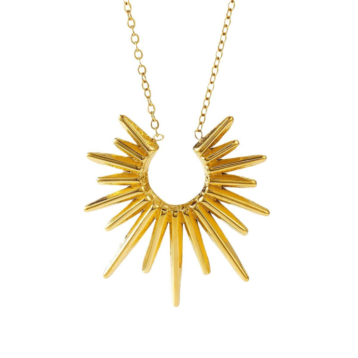 Women's Titanium Steel Open Clavicle Chain Fashion Necklaces