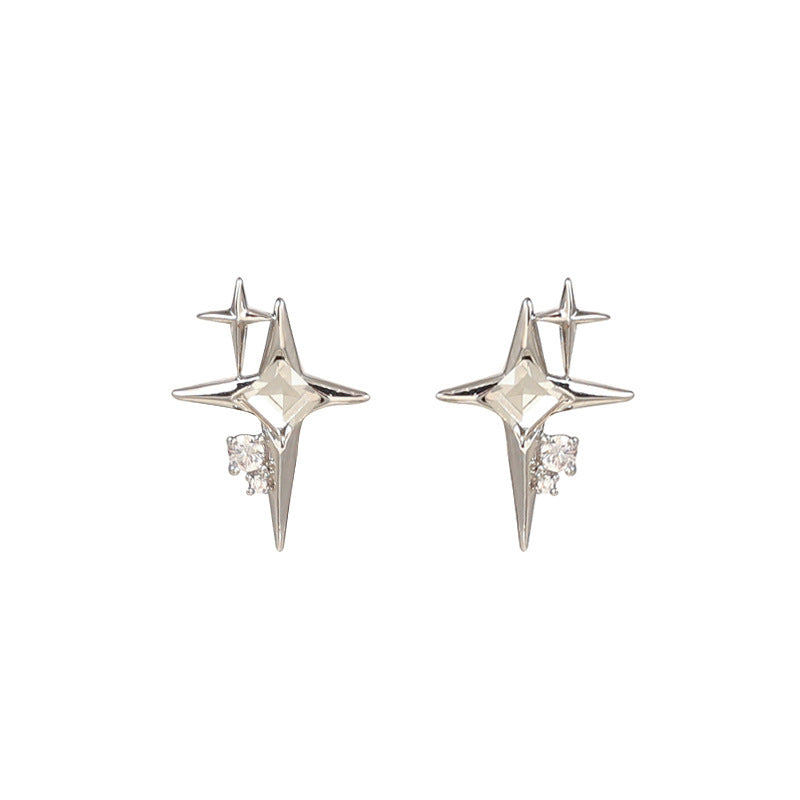 Stars Female Niche Design Elegant High-grade Generous Western Earrings