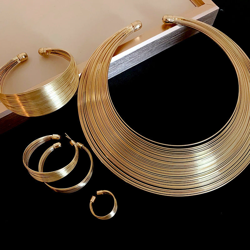 Women's High-grade Accessories Clavicle Chain Super Shiny Necklaces