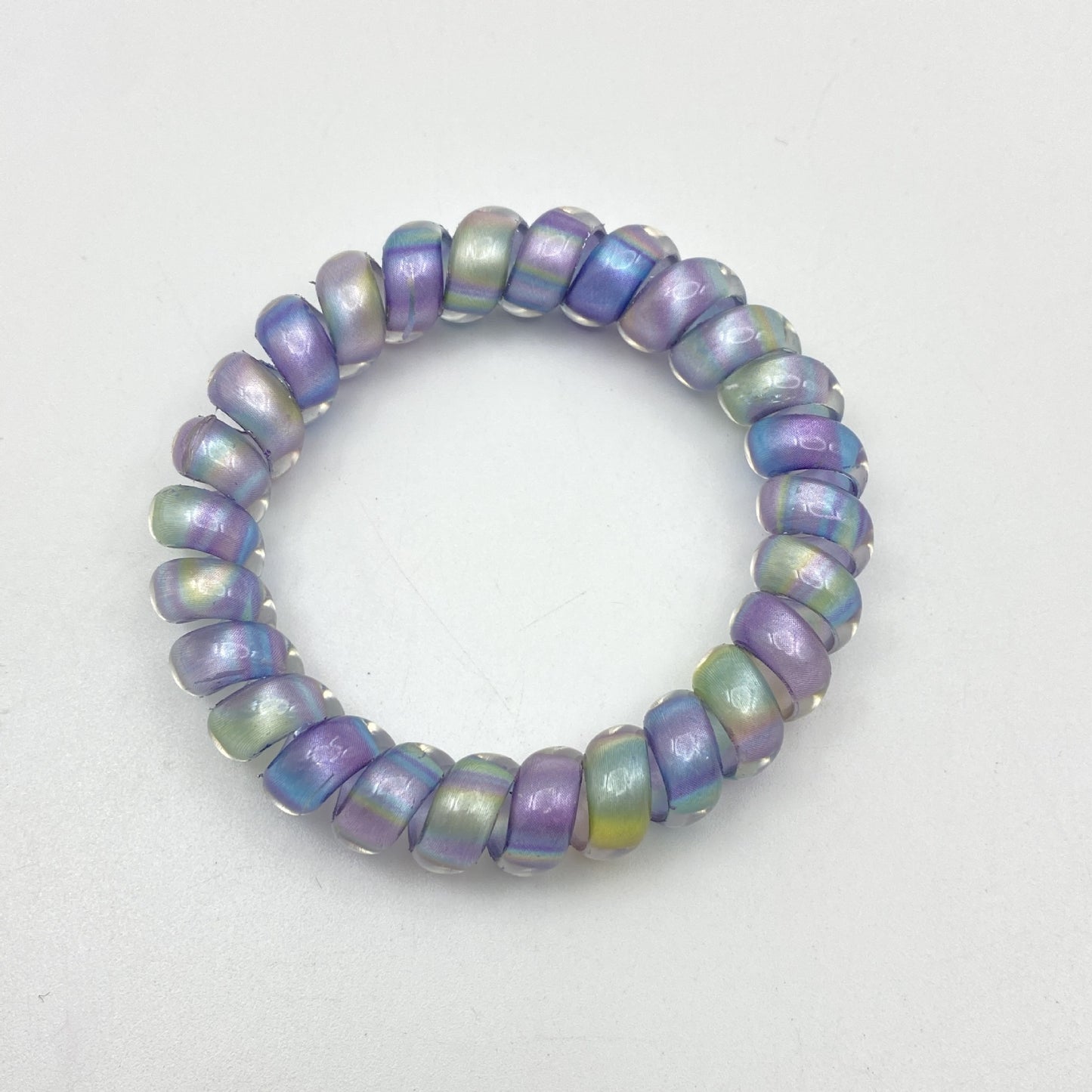 Of Aurora Telephone Line Seamless Hair Tie Rope Elastic Personality Bracelet