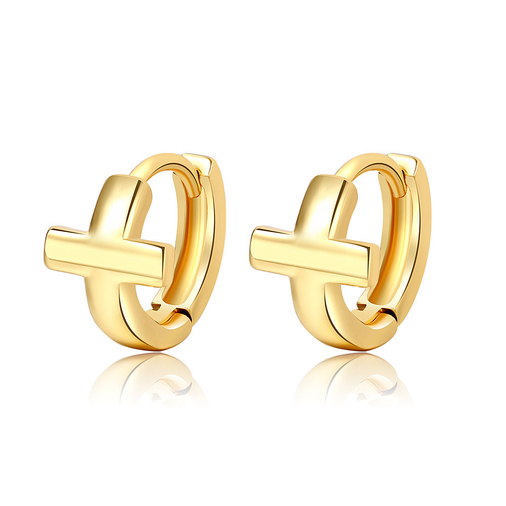 Ear Hollow Pattern Clip Fashion Geometry Female Rings