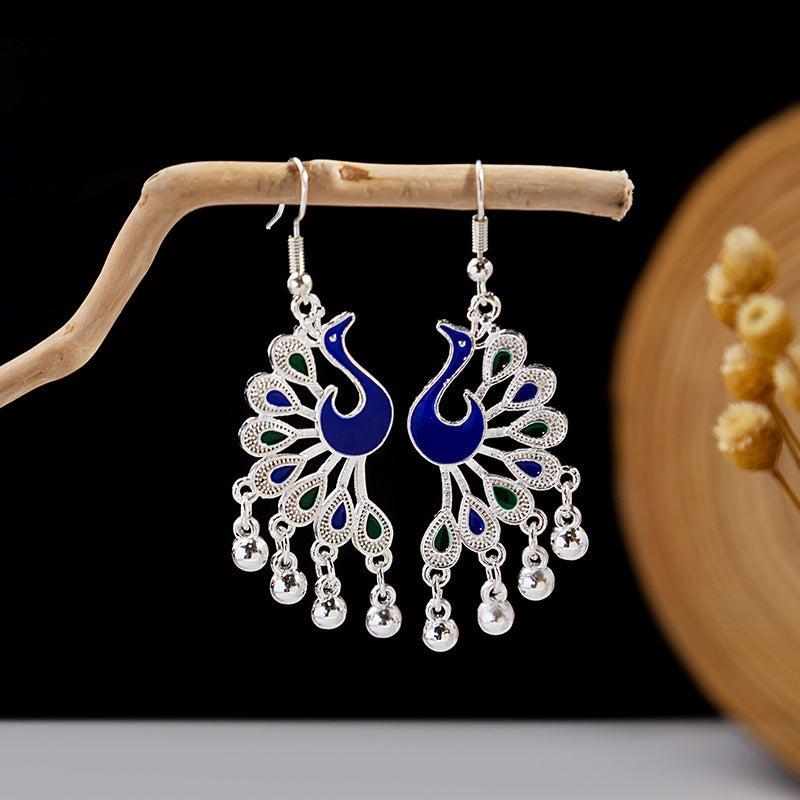 Miao Sier Ethnic Totem Phoenix Bell Rings