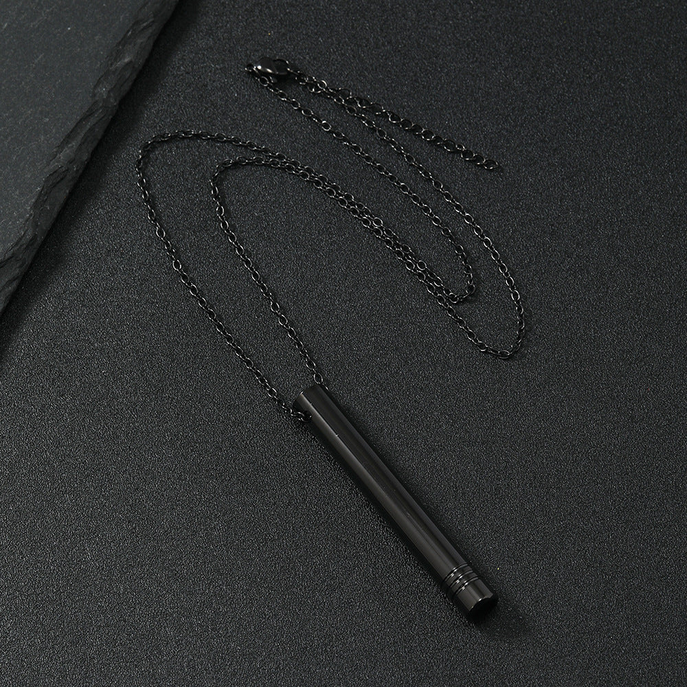 Trendy Breathing Decompression Personalized Stainless Steel Necklaces
