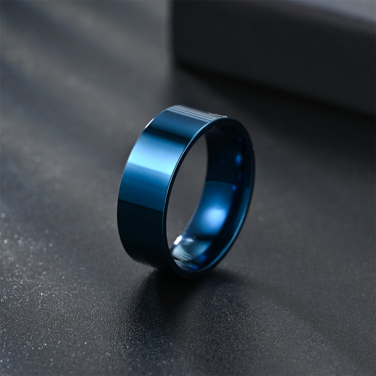Flat Stainless Steel Right Angle Glossy Rings