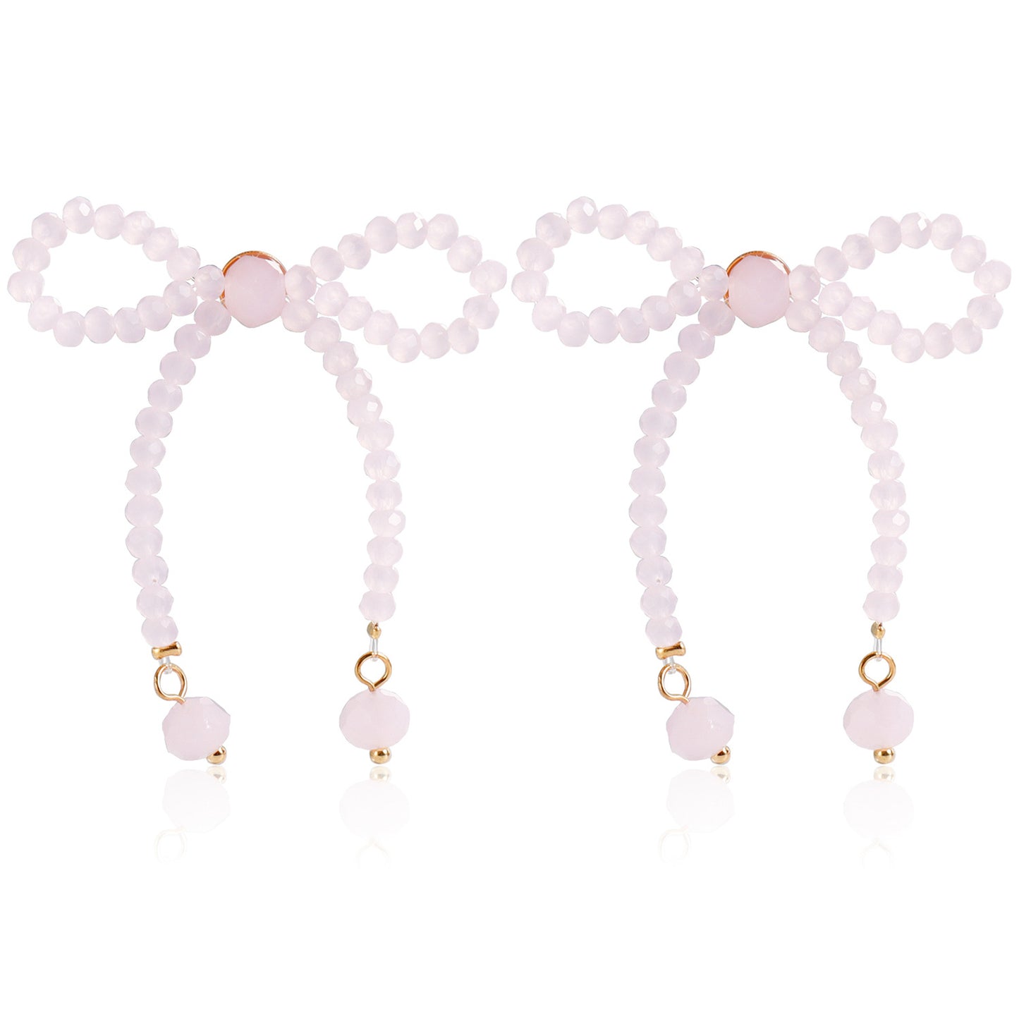 Women's Ornament Retro Imitation Pearl Bowknot Floral Earrings