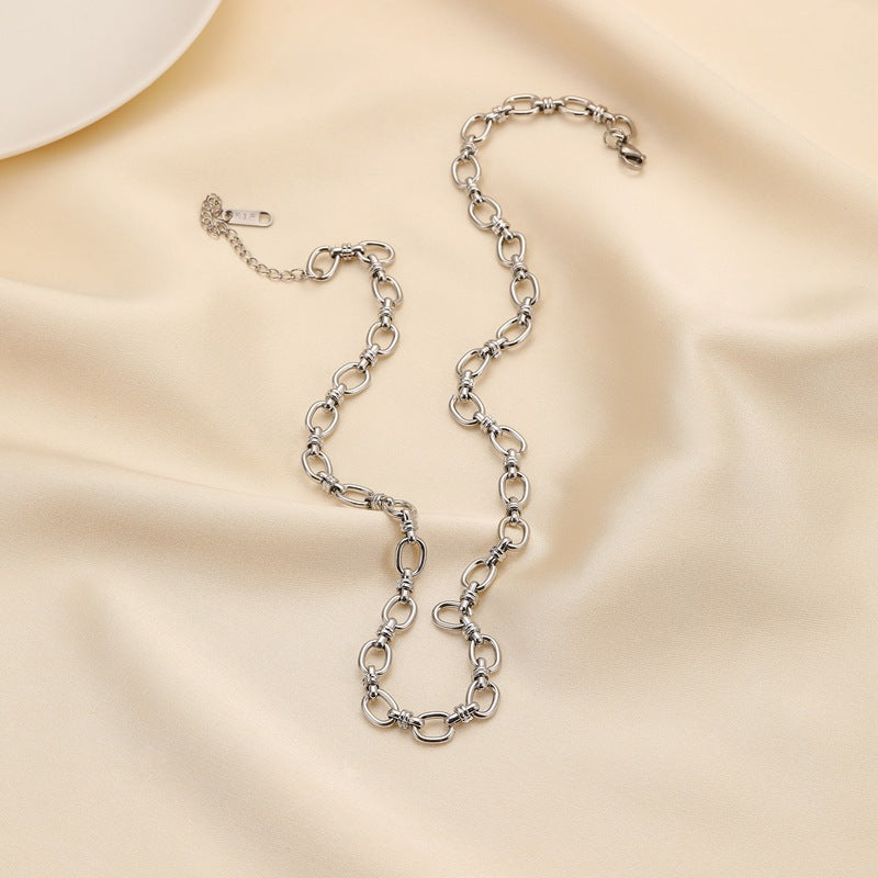 Women's Link Chain Gold-plated Titanium Steel Hip Bracelets