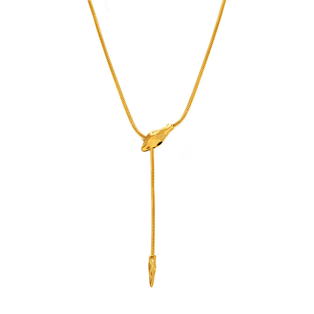Head Unique Design Cold Style Stainless Steel Long Necklaces