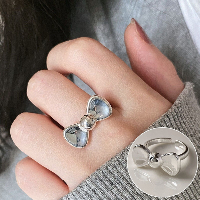 Female Stall Twin Sier Plated Niche Rings