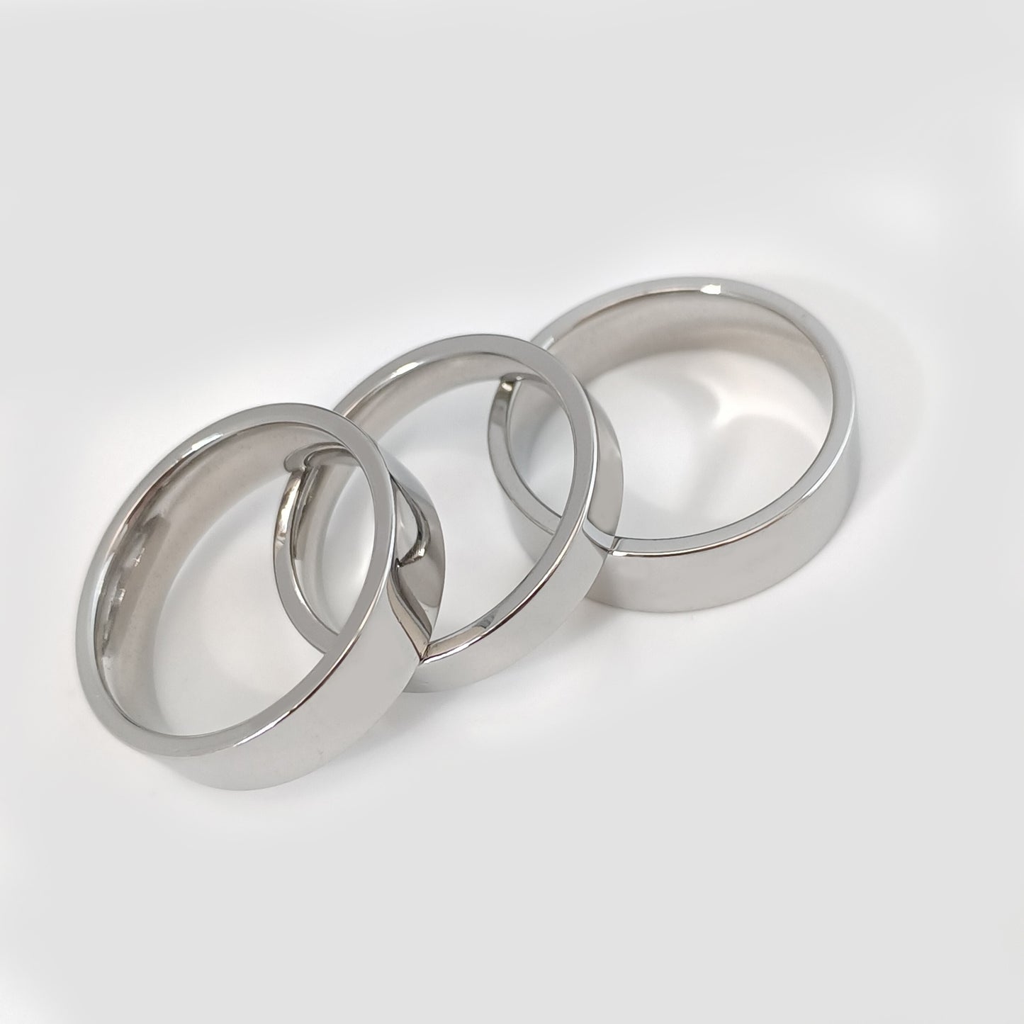 Titanium Steel No Fading Throw Can Rings