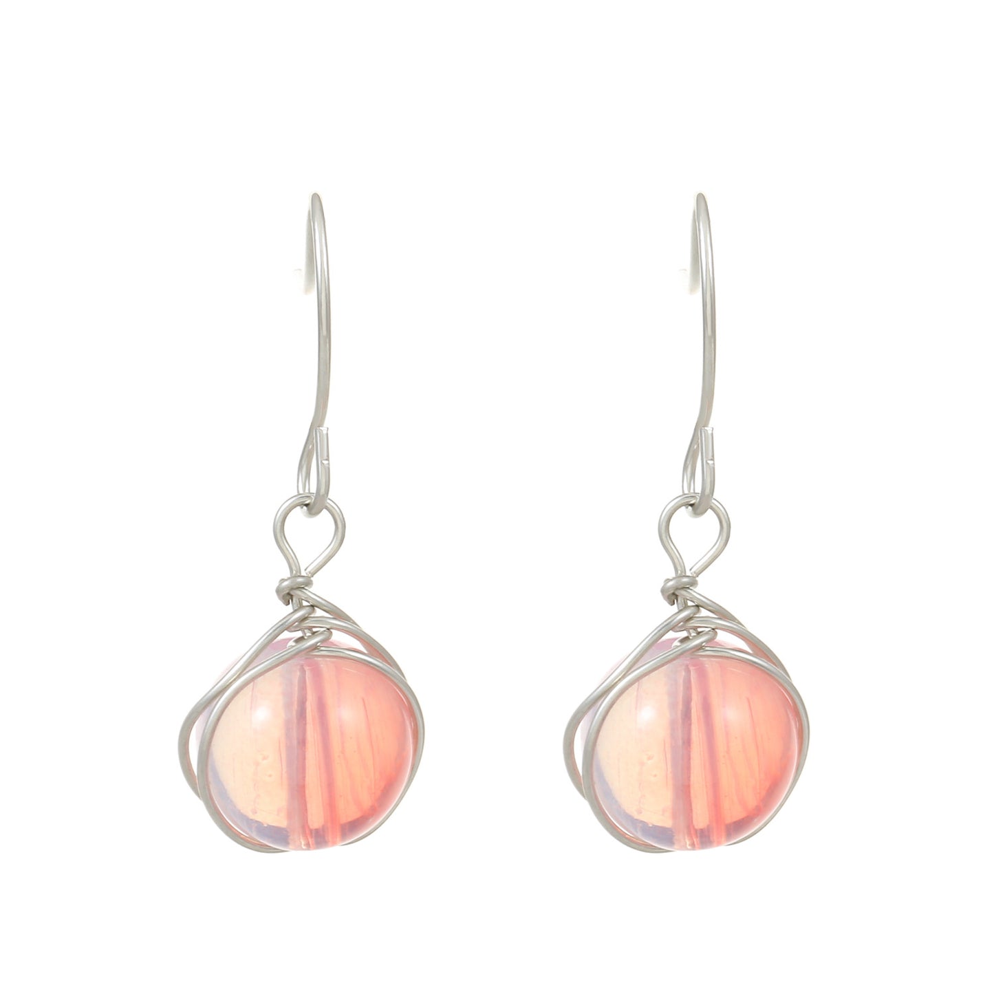 Colored Glaze Girly Sweet Color Crystal Earrings