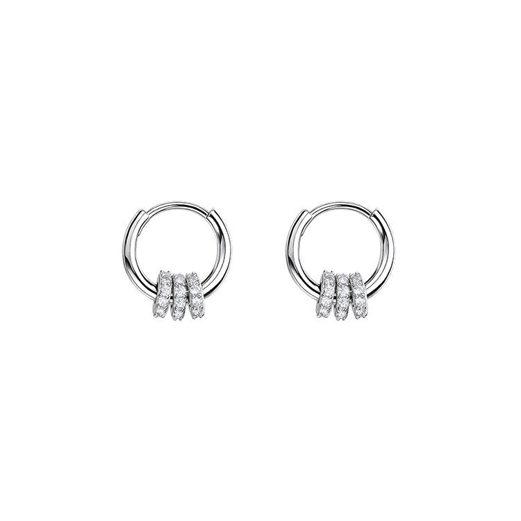 Women's Clip Small Circle Fashionable High-grade Simple Cold Style Ear Buckle