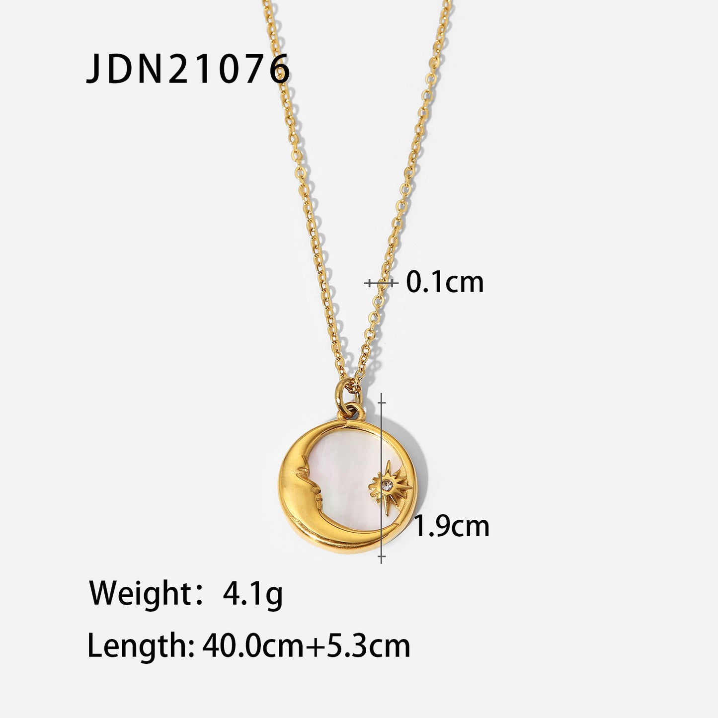 Women's Round Cold Style Retro Temperament Personality Necklaces