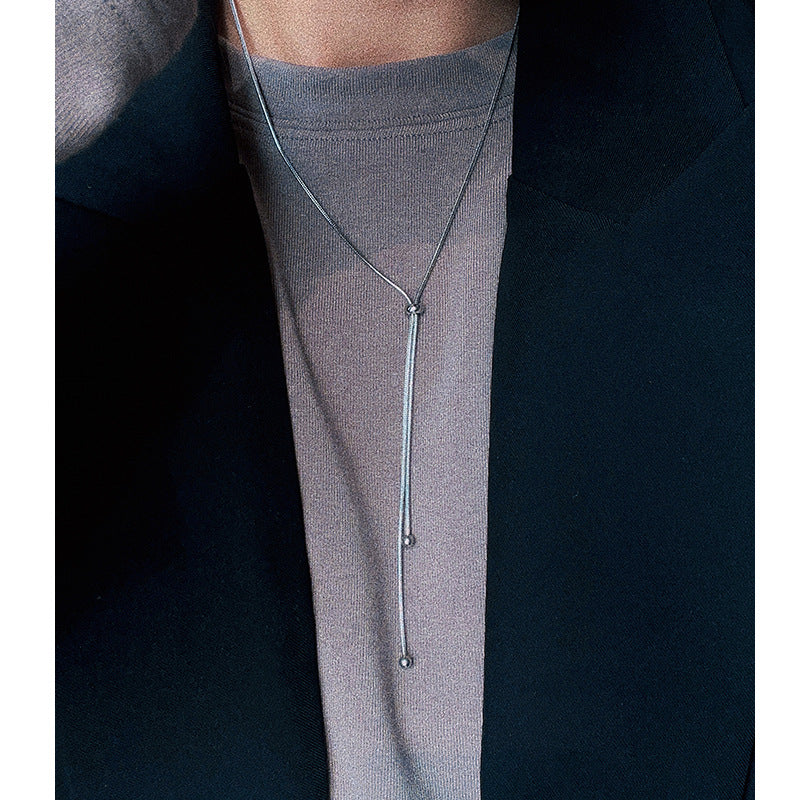 Chain Long Titanium Steel Gold Not Easy To Fade Necklaces