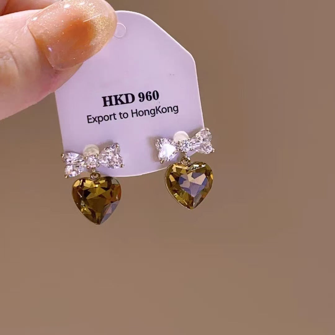 Collection Vintage Coffee Light Luxury High Sense Refined Rings