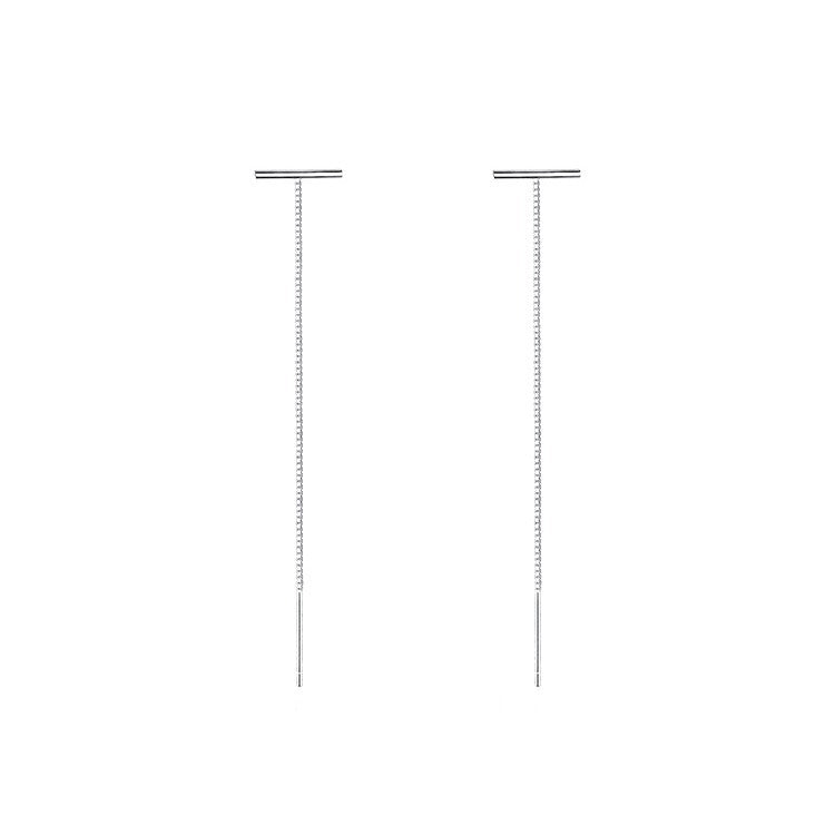 Women's Korean Style Long Elegant Simple Cold Ear Line
