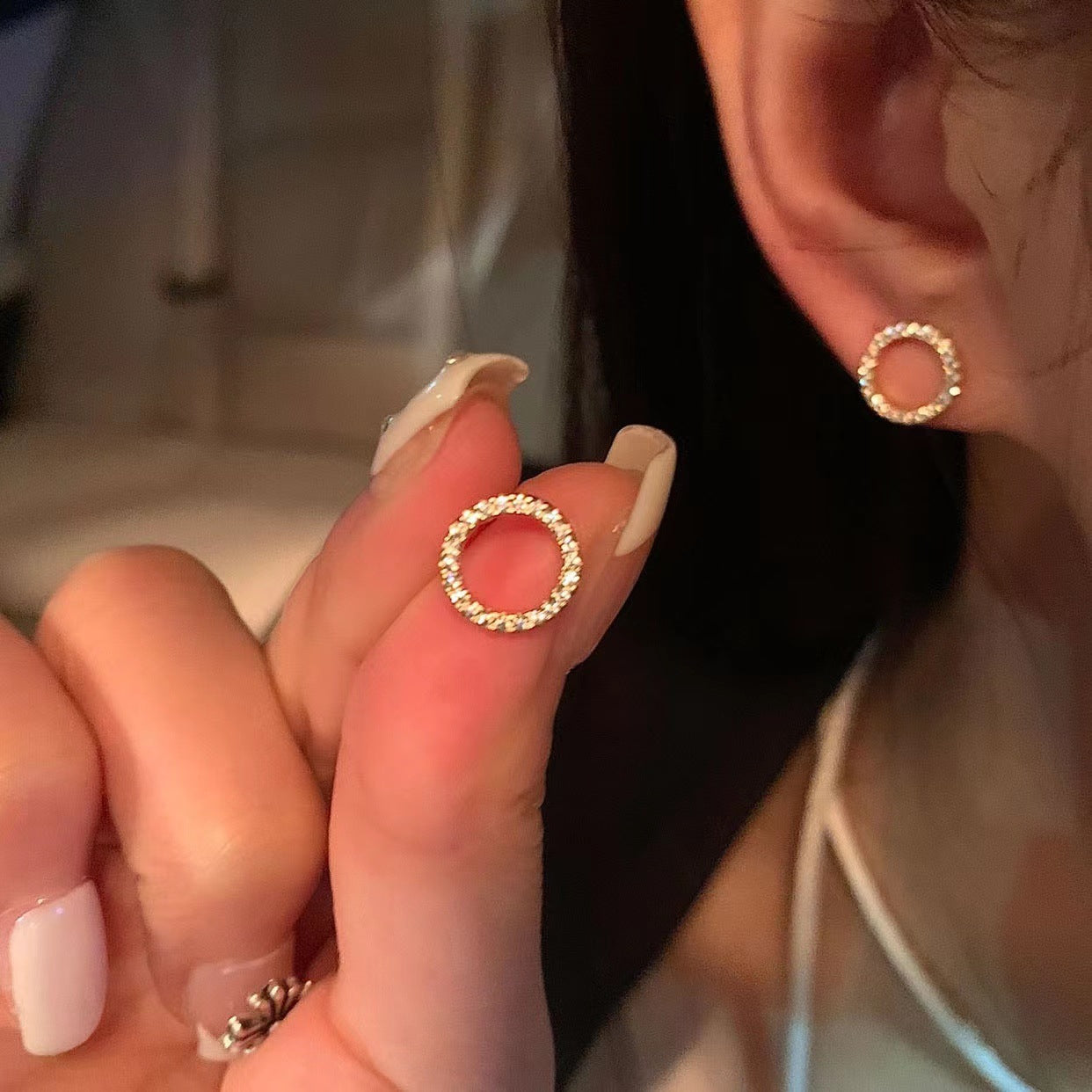 Women's Beautiful Small Delicate Ear Niche Design High-grade Stud Earrings