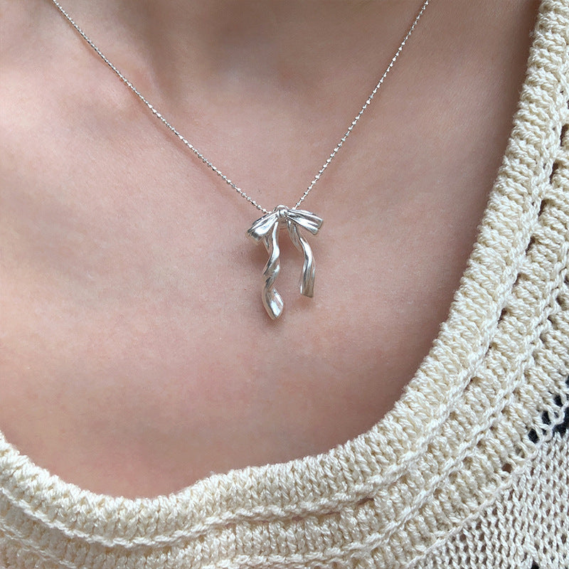 Women's Everyday Joker Sterling Sier Aquamarine Butterfly Necklaces
