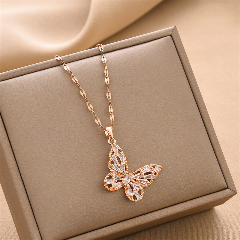 Women's Titanium Steel Ornament Simple Fashion Personality Necklaces