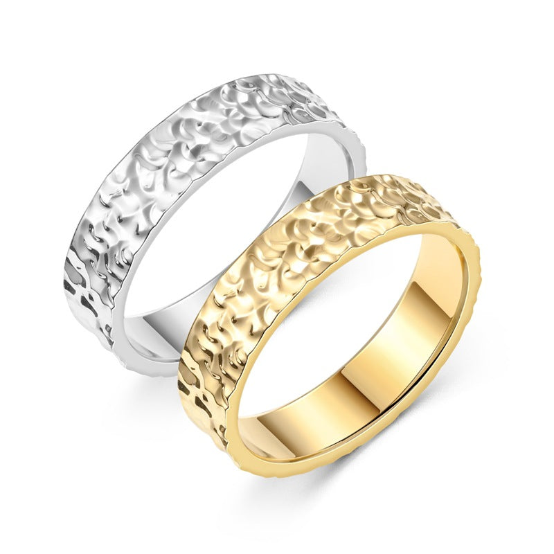 Mush Ice High-grade Style Niche Temperament Rings