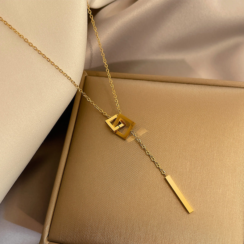 Women's Summer Fashion Long Clavicle Chain High Necklaces