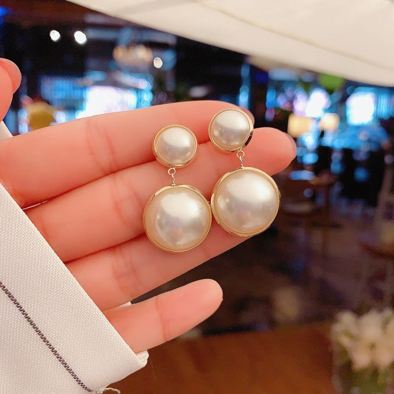 Women's Sier Pin Korean Style High Sense Special Earrings