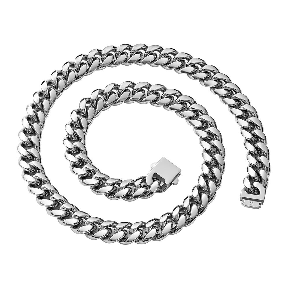 Hop Titanium Steel Choker High Sense Necklaces