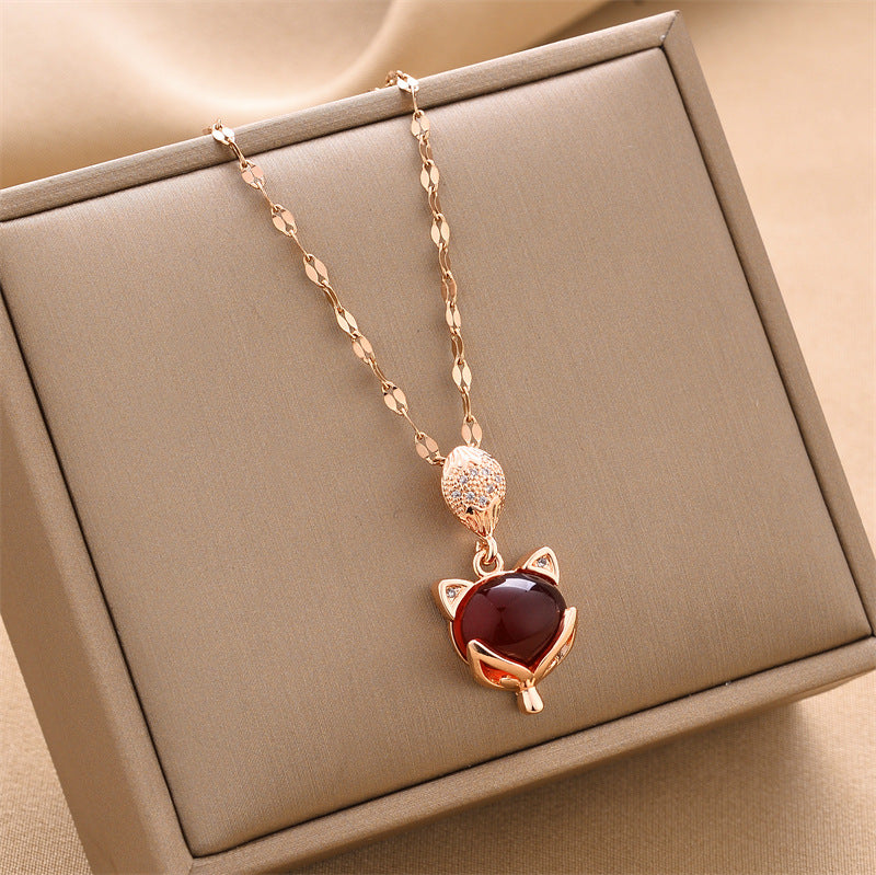 Women's Titanium Steel Ornament Simple Fashion Personality Necklaces