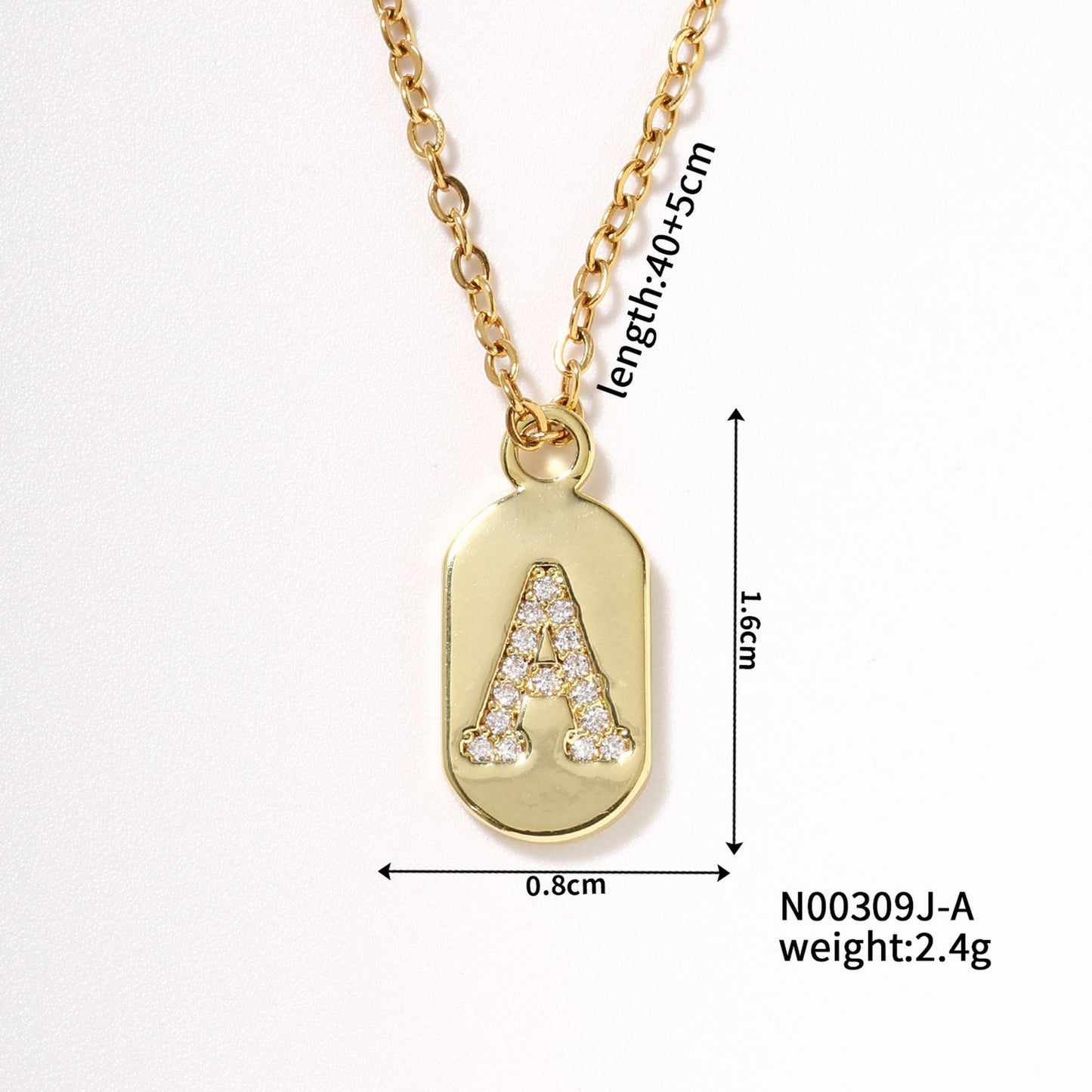 Best-selling English Letter Style Light Luxury Necklaces