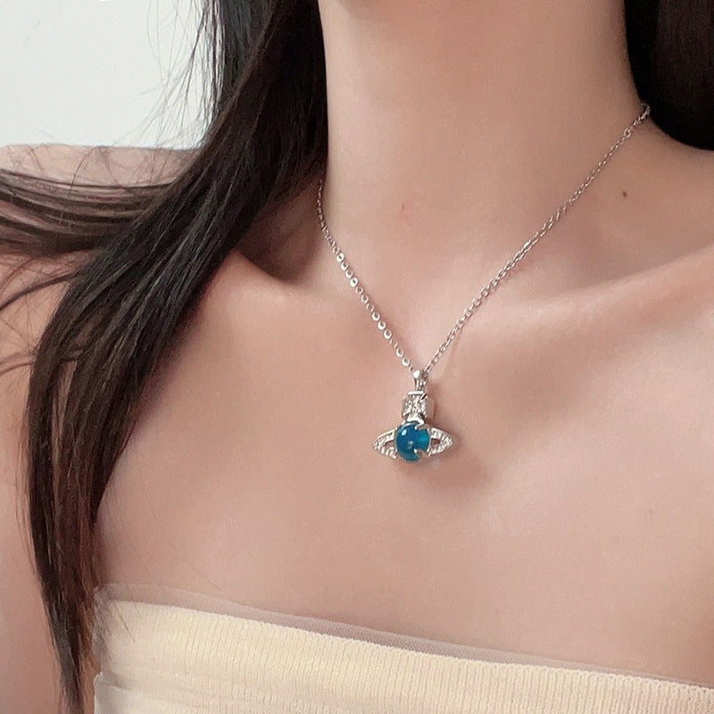 Cross Lucky Beads Female Fashion Design Necklaces