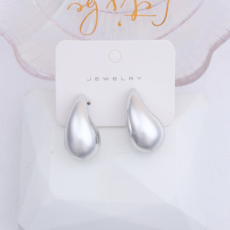 Women's Design Chubby Water Drop Ear Simple Earrings