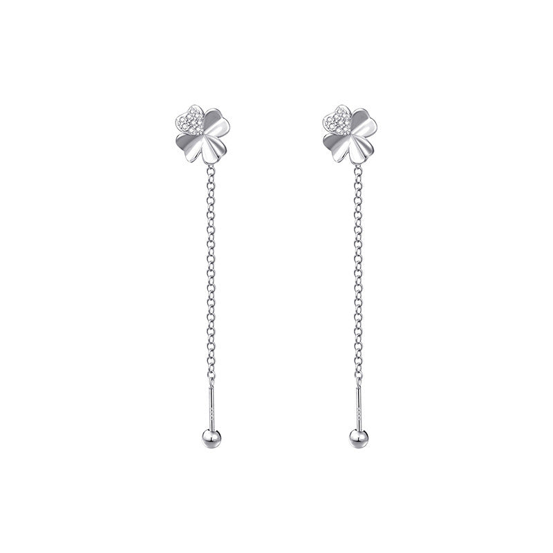 Women's Clover Lines Light Luxury High-grade Fresh Sweet Ear Line