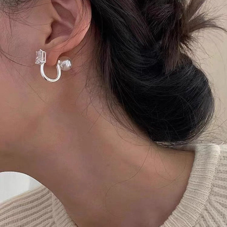 Circle Niche Design High-grade Cold Style Earrings