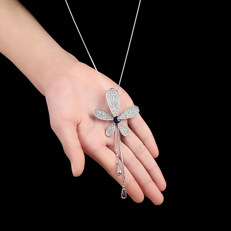 Women's Classic Sweater Chain Long Clothes Accessories Necklaces