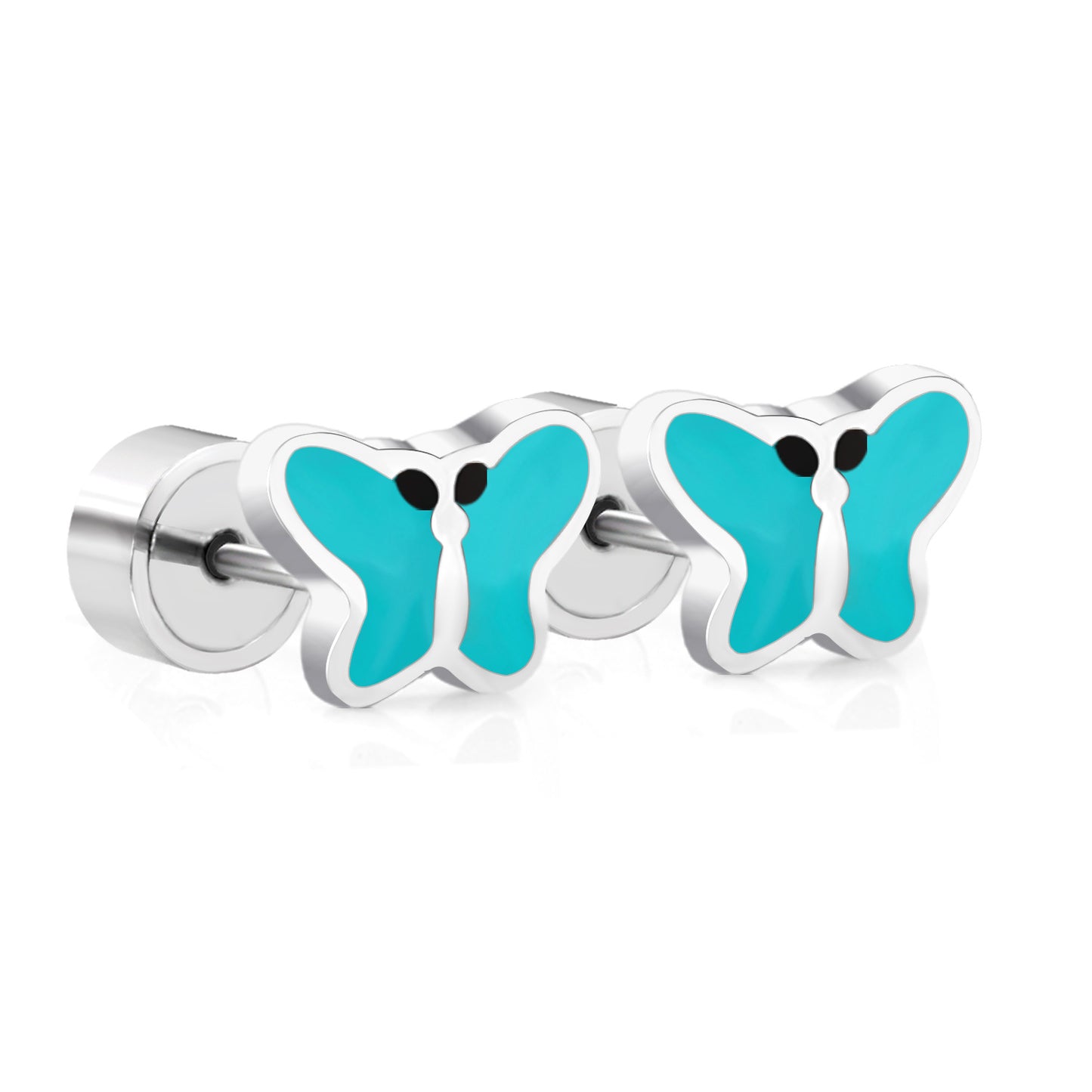Women's For Fashion Simple Electroplated Summer Cute Flowers Stainless Stud Earrings