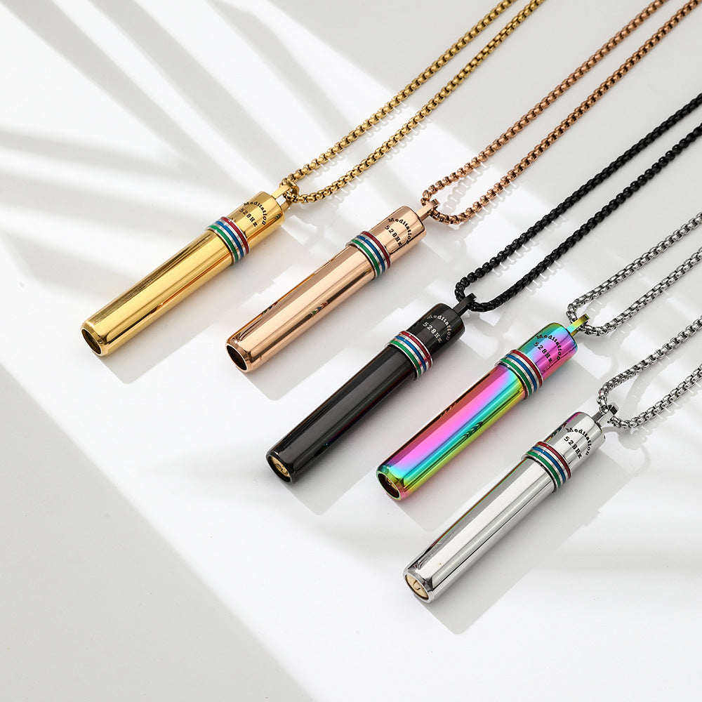 Whistle Frequency Auxiliary Elimination Negative Energy Meditation Necklaces