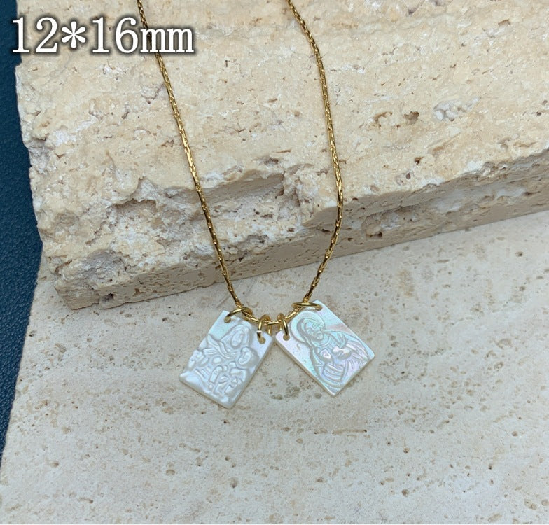Accessories Shell Stainless Steel Female European Necklaces