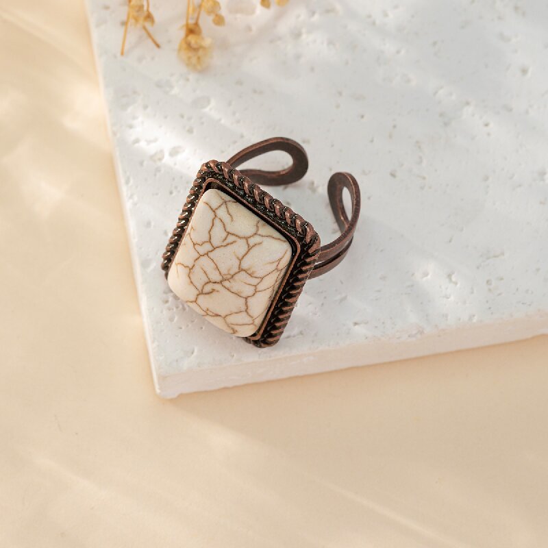 Women's Bohemian Retro Personalized Turquoise Fashion Rings