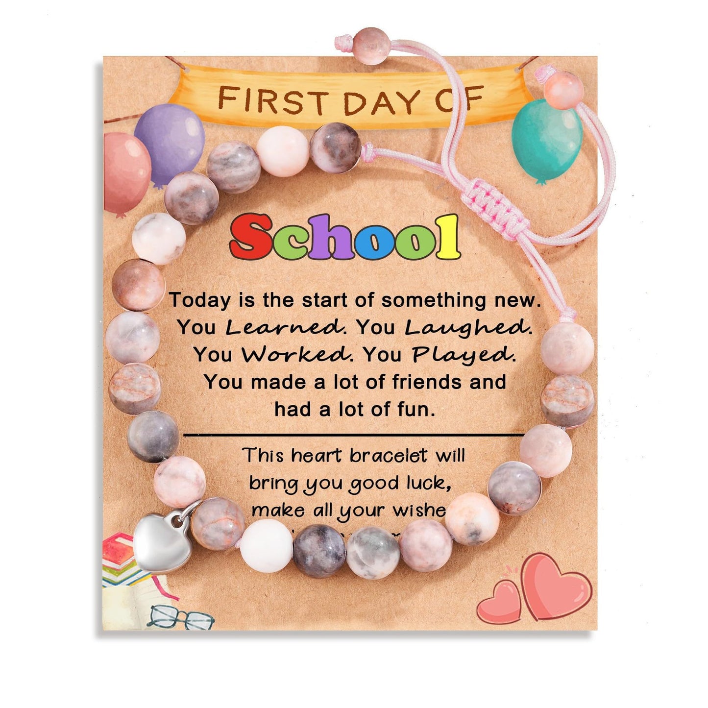 Knot Woven Adjustable School Day Birthday Bracelets