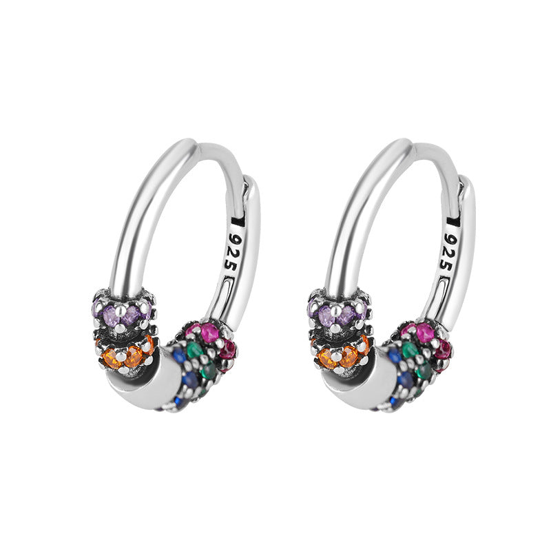 High-grade Color Zircon Ear Niche Design Rings
