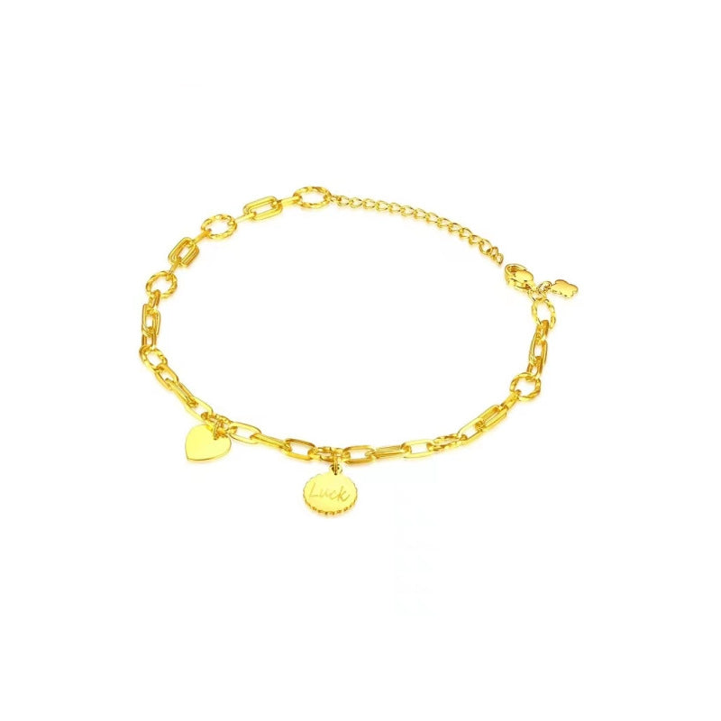 Love Round Female Fashion Geometry Pattern Bracelets