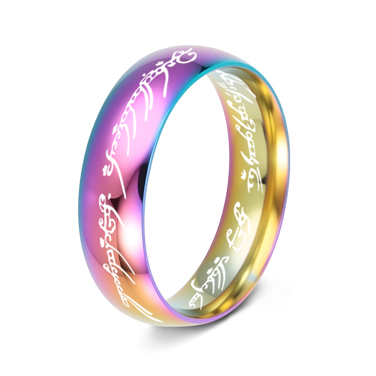 Women's & Men's Steel Couple The Lord Of Little Rings