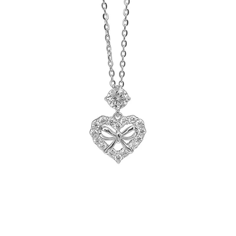 Love Titanium Steel Female Light Luxury Minority Elegant Necklaces