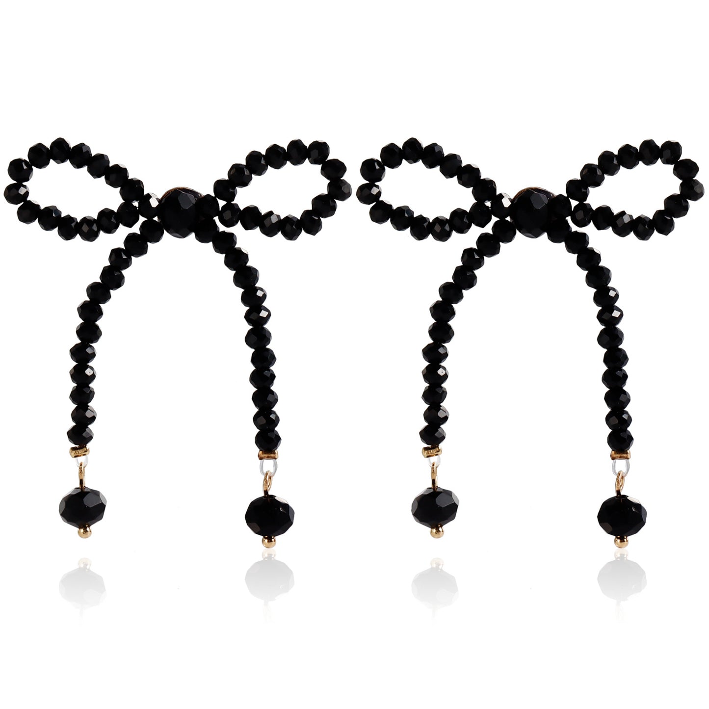 Women's Ornament Retro Imitation Pearl Bowknot Floral Earrings