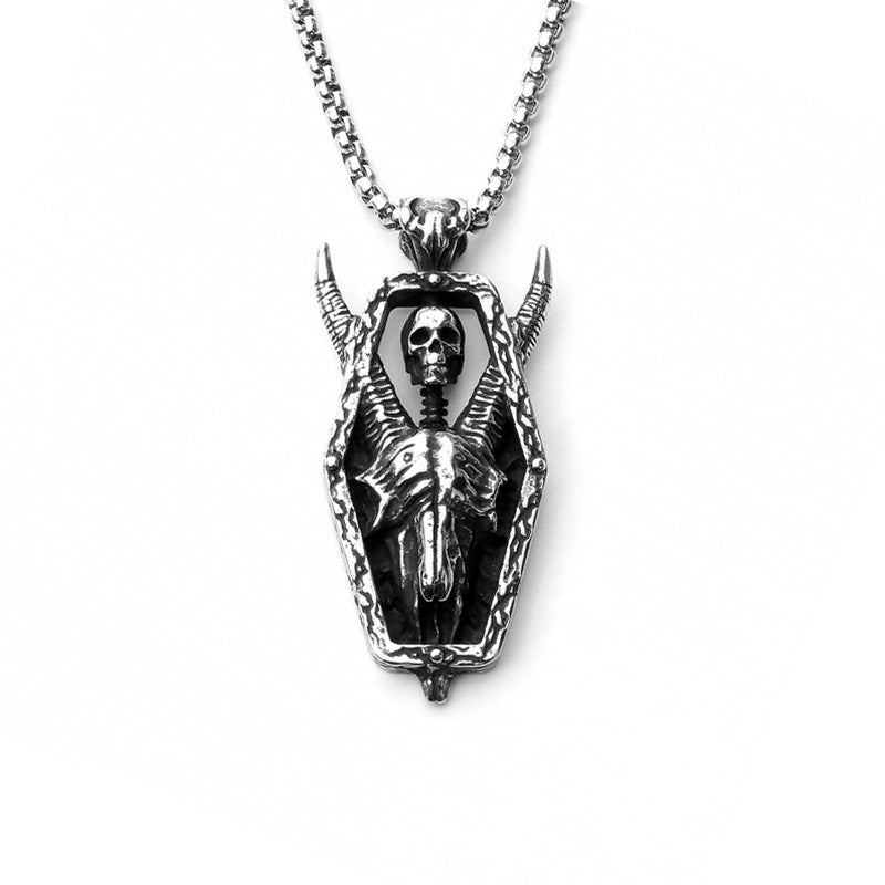 Popular Ornament Vintage Viking Boys Titanium Steel Necklaces